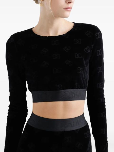 Dolce & Gabbana DNA DG-jacquard sweatshirt - Black