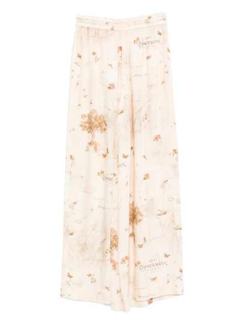 ZIMMERMANN drawstring straight-leg trousers - Neutrals - zdjęcie produktu nr 2