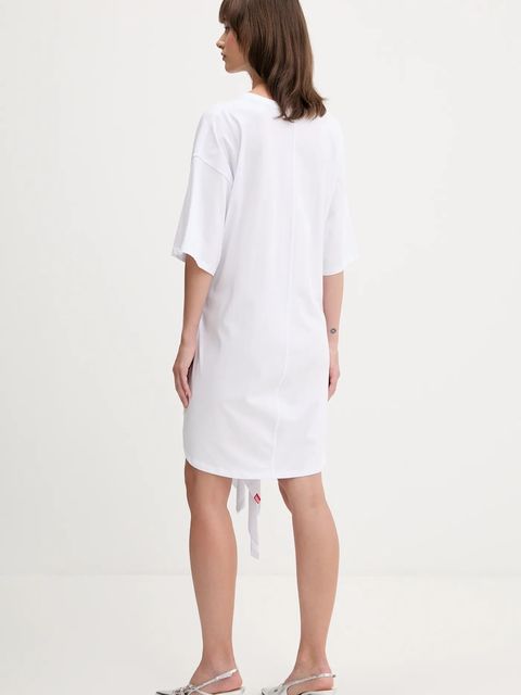 Diesel sukienka D-EIVOR kolor biały mini oversize A19232.0NIAX