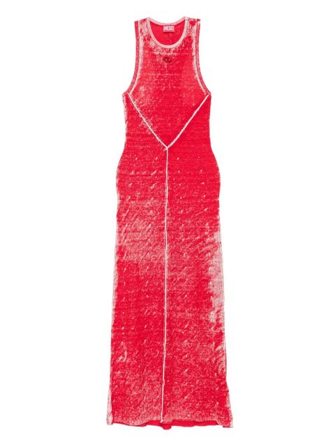 Diesel M-Rab ribbed sleeveless maxi dress - Red - zdjęcie produktu nr 1