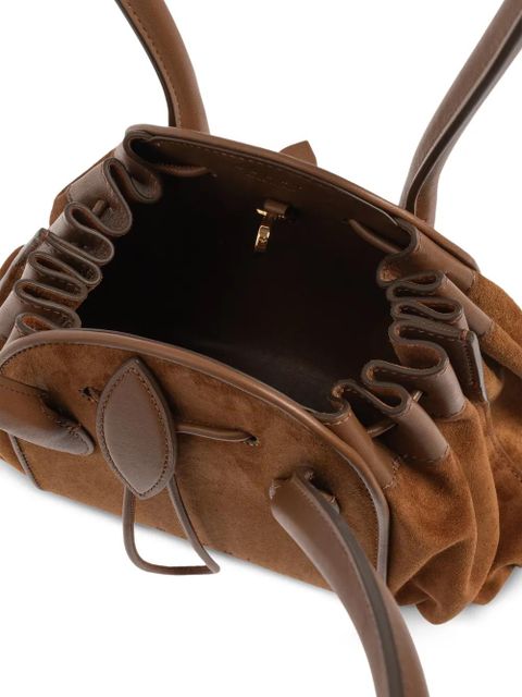 Marni Tulipea drawstring-closure shoulder bag - Brown