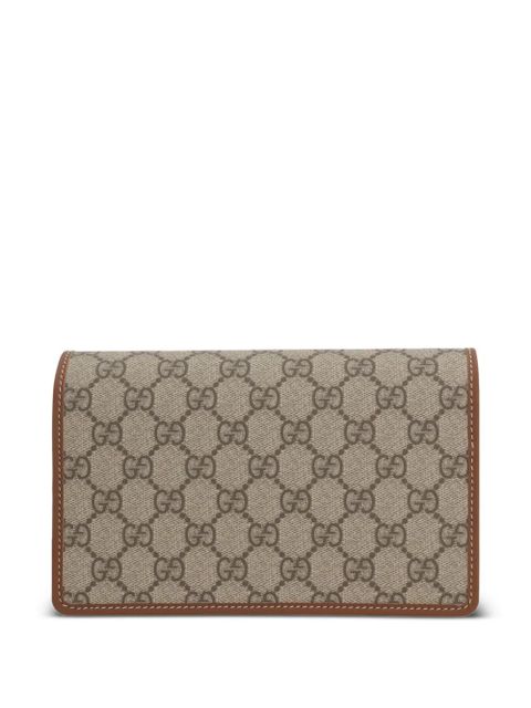 Gucci GG monogram shoulder bag - Brown - zdjęcie produktu nr 2