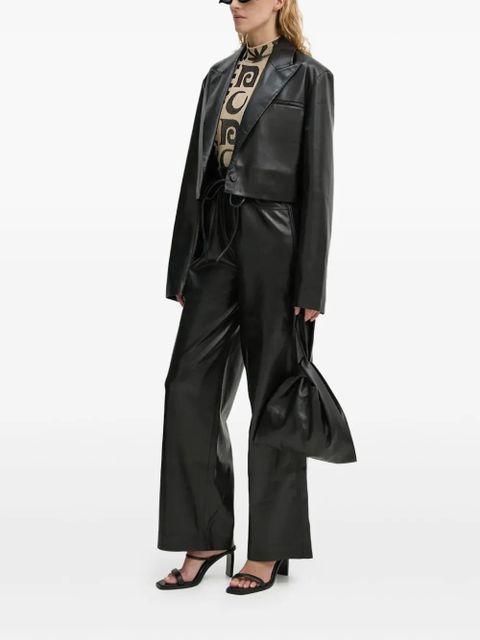 Nanushka drawstring trousers - Black - zdjęcie produktu nr 1