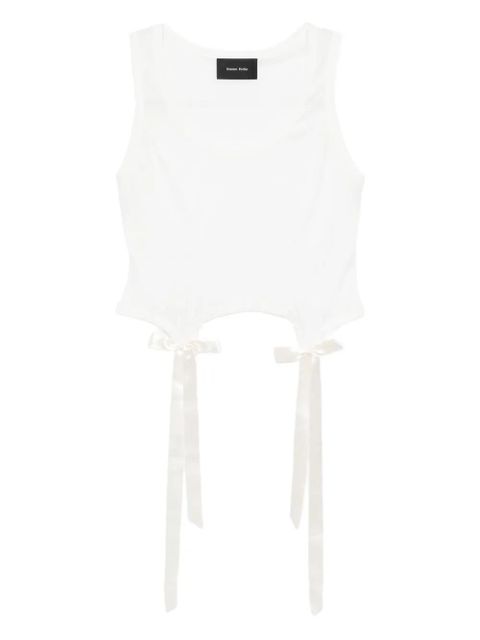 Simone Rocha lyocell vest - White - zdjęcie produktu nr 1