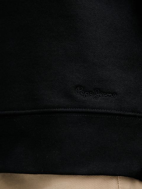 Pepe Jeans bluza damska kolor czarny z aplikacją PL5800024