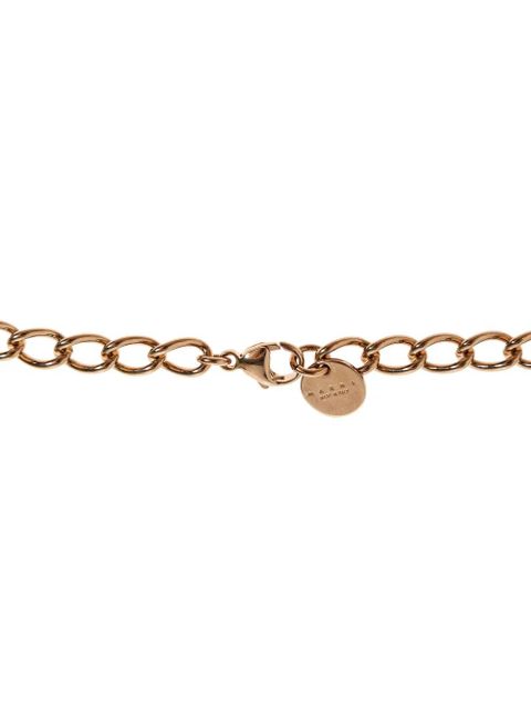 Marni pearl-embellished chain necklace - Gold