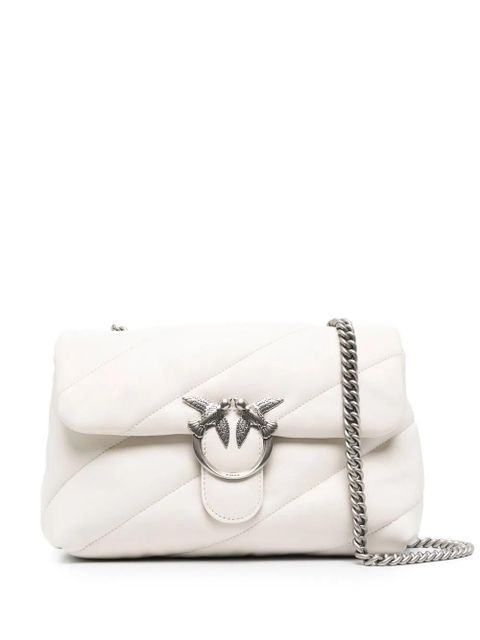 PINKO Love Birds-plaque crossbody bag - White - zdjęcie produktu nr 1