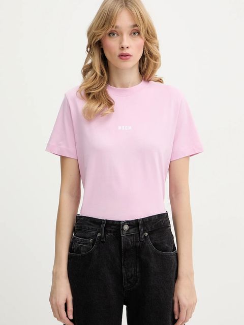 MSGM t-shirt bawełniany - zdjęcie produktu nr 1