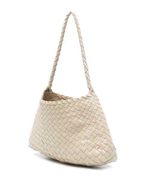 DRAGON DIFFUSION Rosanna leather shoulder bag - Neutrals