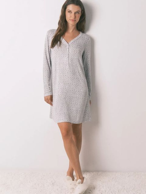 women'secret koszula nocna damska kolor biały 4442115 - zdjęcie produktu nr 1