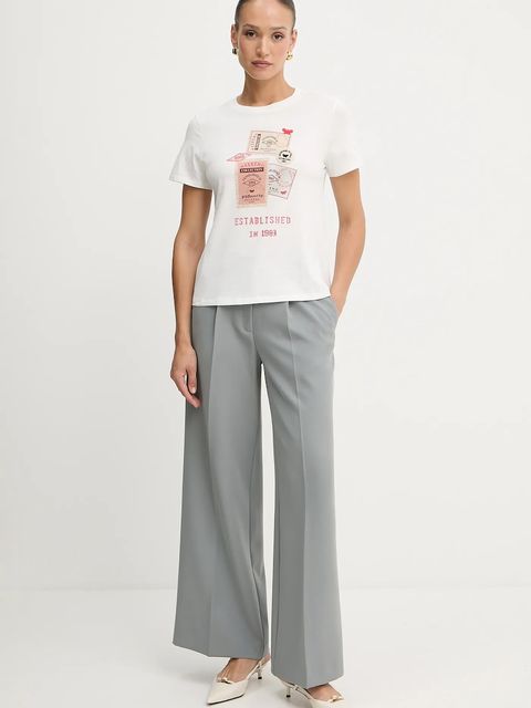 Weekend Max Mara t-shirt bawełniany ARA damski kolor biały 2525976041600
