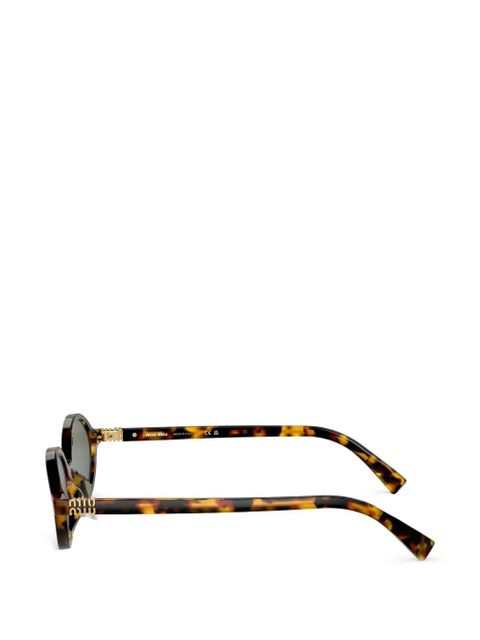Miu Miu Eyewear oval-frame sunglasses - Brown