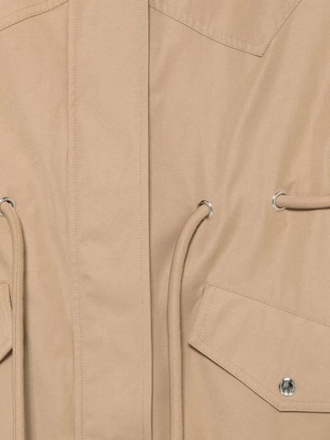 Ba&Sh Ilio hooded drawstring jacket - Neutrals