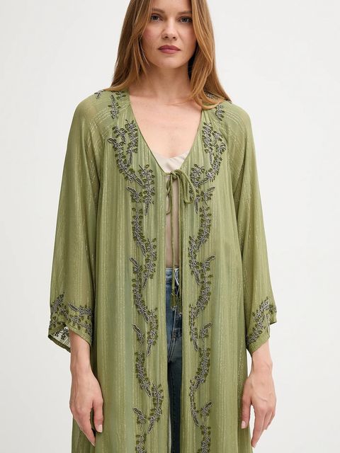 Hoss Intropia marynarka kolor zielony oversize 5432680