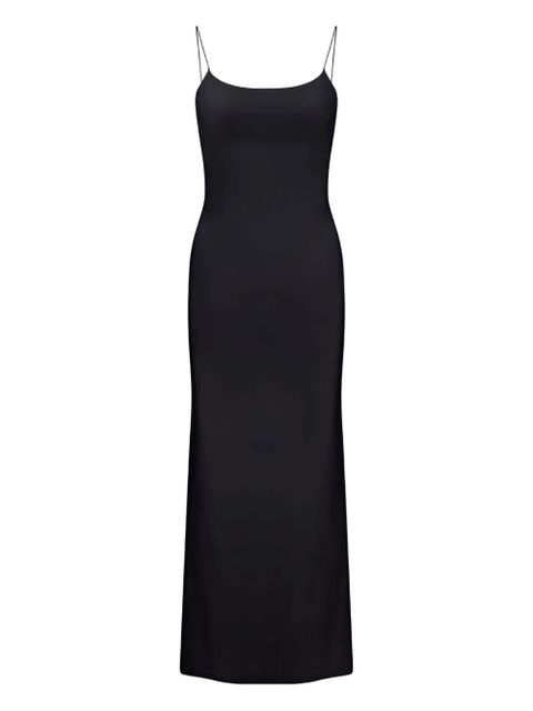 MM6 Maison Margiela slip maxi dress - Black - zdjęcie produktu nr 1