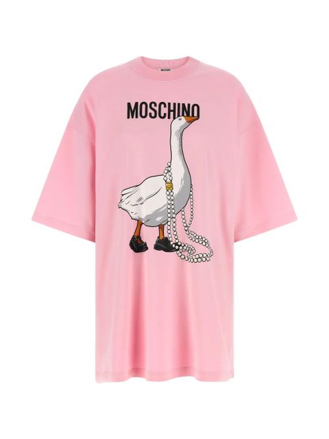 Moschino goose print T-shirt dress - Pink - zdjęcie produktu nr 1