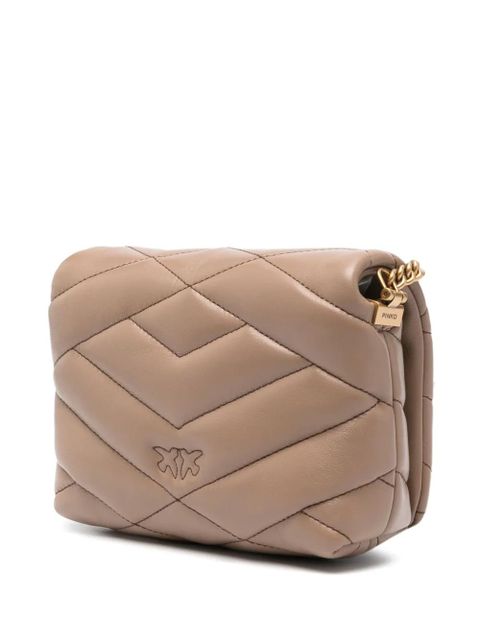 PINKO Love Click quilted shoulder bag - Neutrals