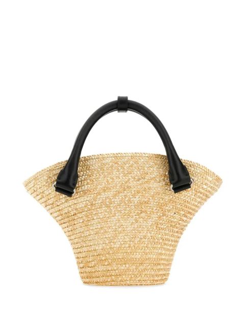Balenciaga mini braided-raffia tote bag - Neutrals - zdjęcie produktu nr 2