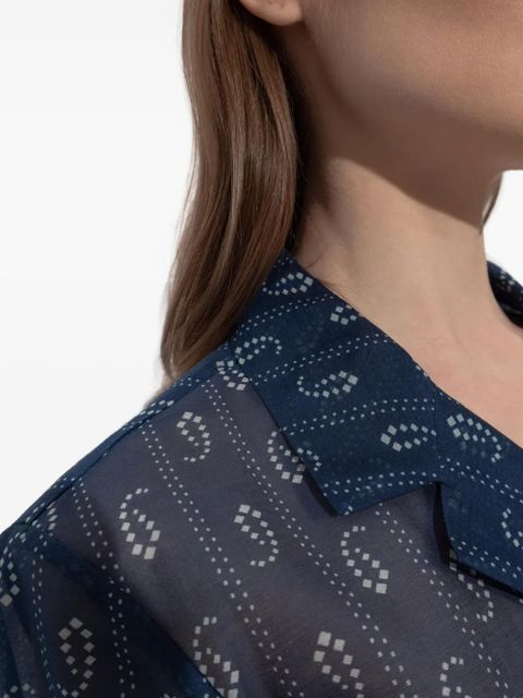 Tory Burch Camp shirt - Blue