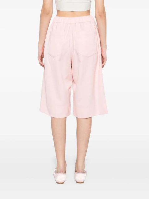 Simone Rocha wide-leg elasticated long shorts - Pink - zdjęcie produktu nr 2