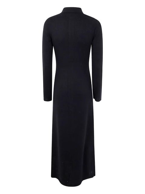 Guest In Residence button-down cashmere dress - Black - zdjęcie produktu nr 2
