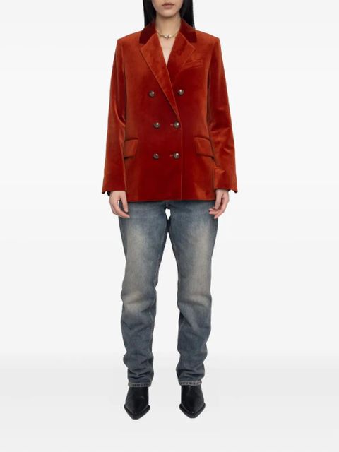Zadig&Voltaire double-breasted cotton blazer - Red - zdjęcie produktu nr 2