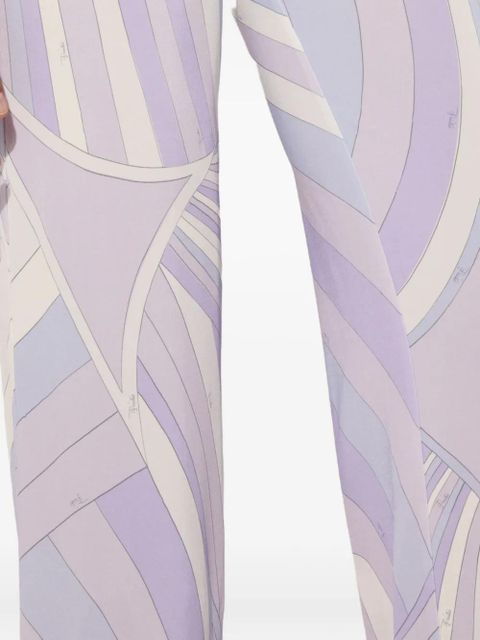 PUCCI Iride-print trousers - Purple