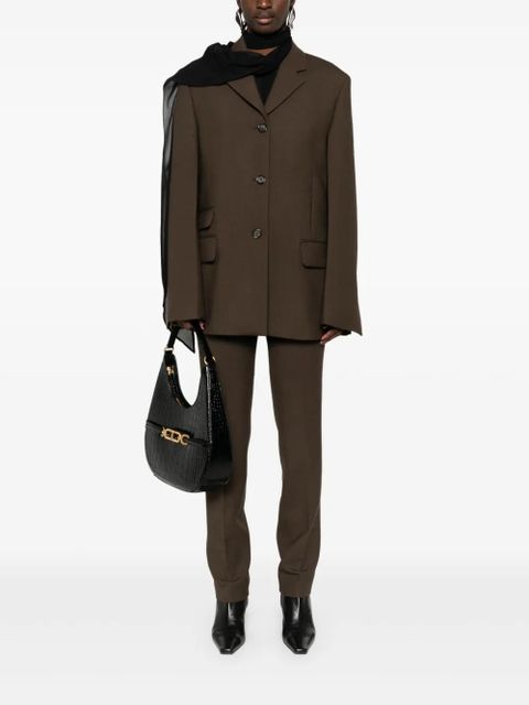 TOTEME Straight single-breasted blazer - Brown - zdjęcie produktu nr 2