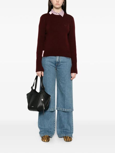 LOEWE round-neck sweater - Red - zdjęcie produktu nr 2