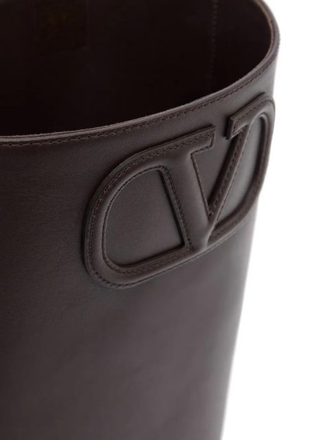 Valentino Garavani Fill Me calfskin boots 40mm - Brown