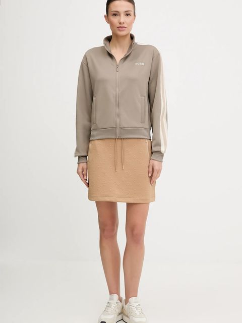 Guess bluza YARROW damska kolor beżowy z aplikacją V5GQ18 KCRU2 - zdjęcie produktu nr 2