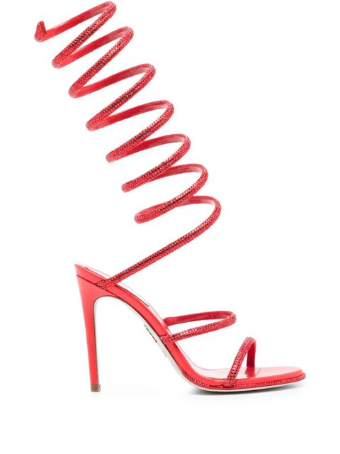 René Caovilla 110mm Supercleo sandals - Red - zdjęcie produktu nr 1