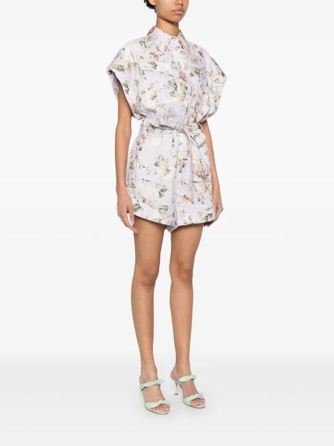 ZIMMERMANN Acacia playsuit - Purple