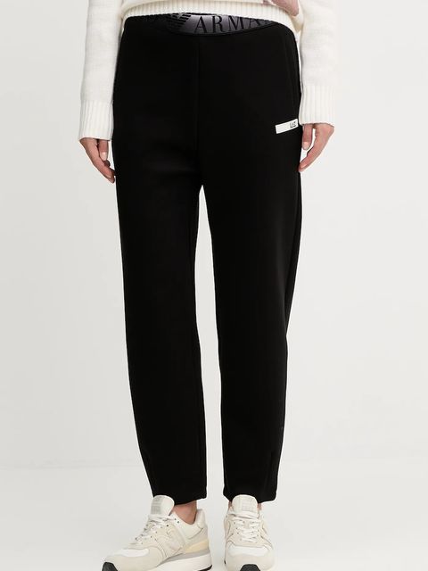 EA7 Emporio Armani spodnie dresowe kolor czarny z aplikacją AF13151.7W000678 - zdjęcie produktu nr 1