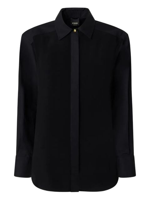 PINKO crepe shirt - Black - zdjęcie produktu nr 1