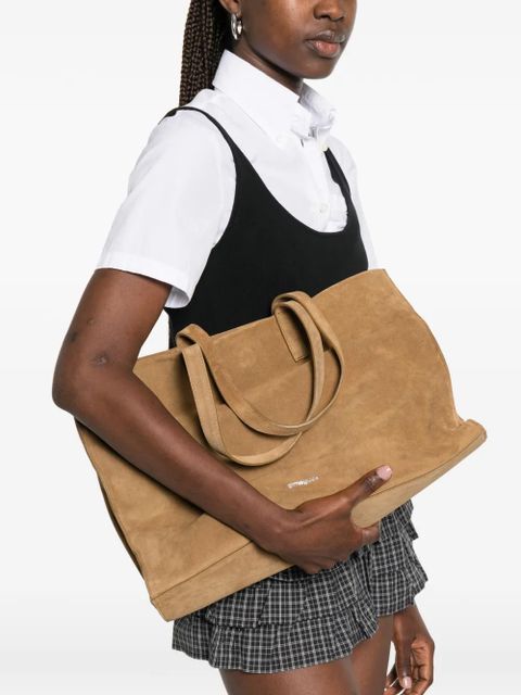 Gimaguas suede tote bag - Brown - zdjęcie produktu nr 2