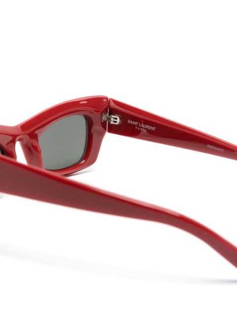 Saint Laurent Eyewear cat-eye sunglasses - Red - zdjęcie produktu nr 2