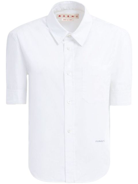 Marni cotton short-sleeve shirt - White - zdjęcie produktu nr 1