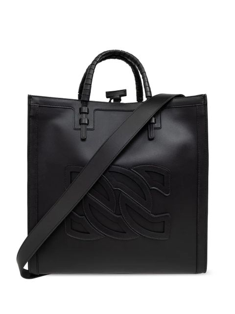 Casadei Beaurivage leather tote bag - Black - zdjęcie produktu nr 1