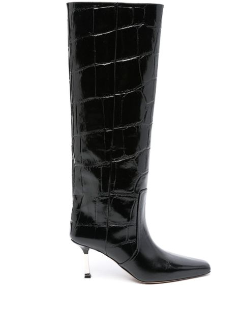 Paris Texas 80mm leather boots - Black - zdjęcie produktu nr 1