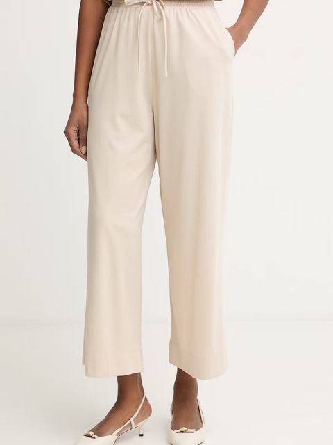Weekend Max Mara spodnie damskie z lnem MODICO - zdjęcie produktu nr 1