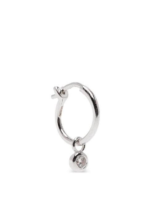 Missoma charm mini hoop earrings - Silver - zdjęcie produktu nr 1