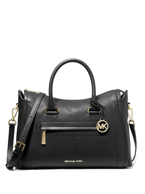 Michael Kors Carine Large leather satchel - Black - zdjęcie produktu nr 1