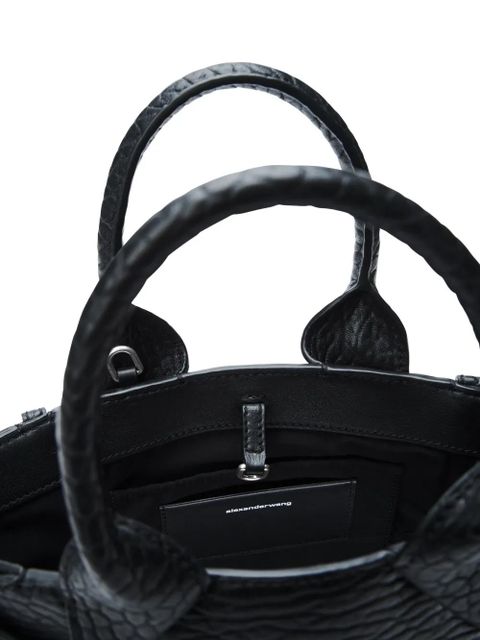 Alexander Wang buckle-detail studded tote bag - Black