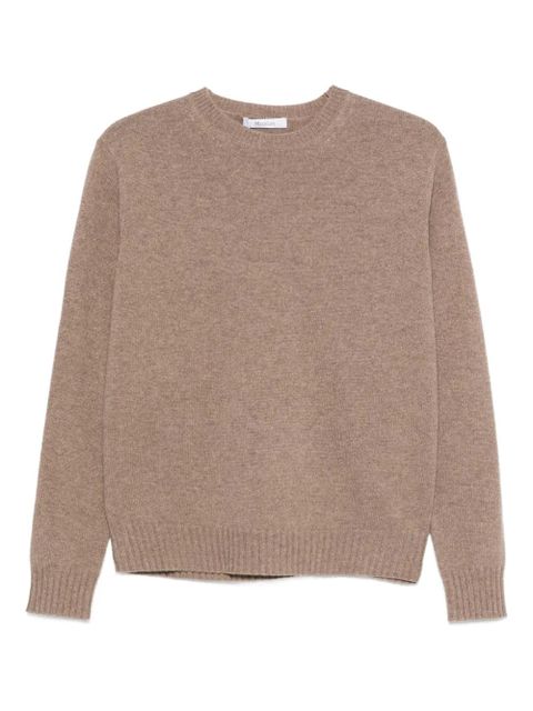 Max Mara round-neck cashmere sweater - Brown - zdjęcie produktu nr 1