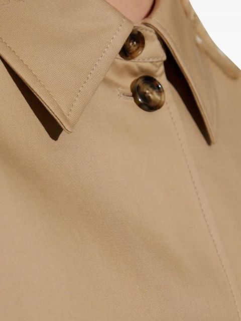 Max Mara Pedale cape-style button-up coat - Neutrals