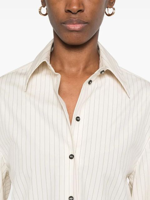 LouLou de Saison striped shirt - White