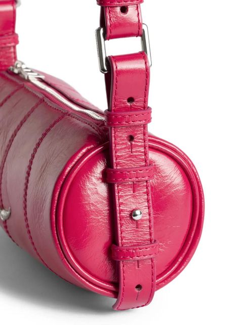Zadig&Voltaire Le Roudoudou leather shoulder bag - Pink