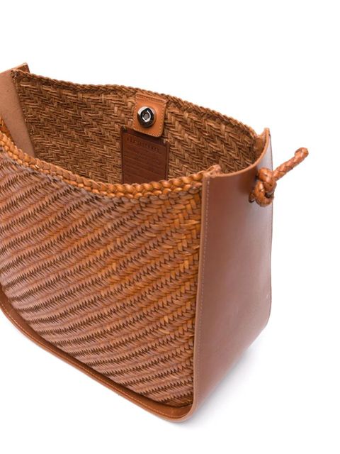 DRAGON DIFFUSION Wanaka leather tote bag - Brown