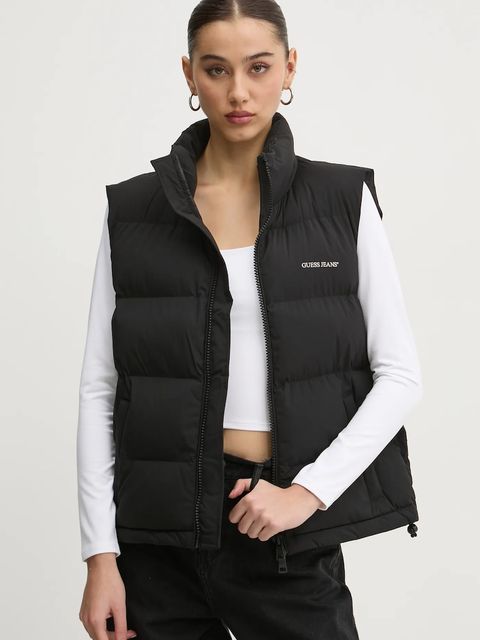 Guess Jeans bezrękawnik damski kolor czarny zimowy W4BN59 WGII2 - zdjęcie produktu nr 1